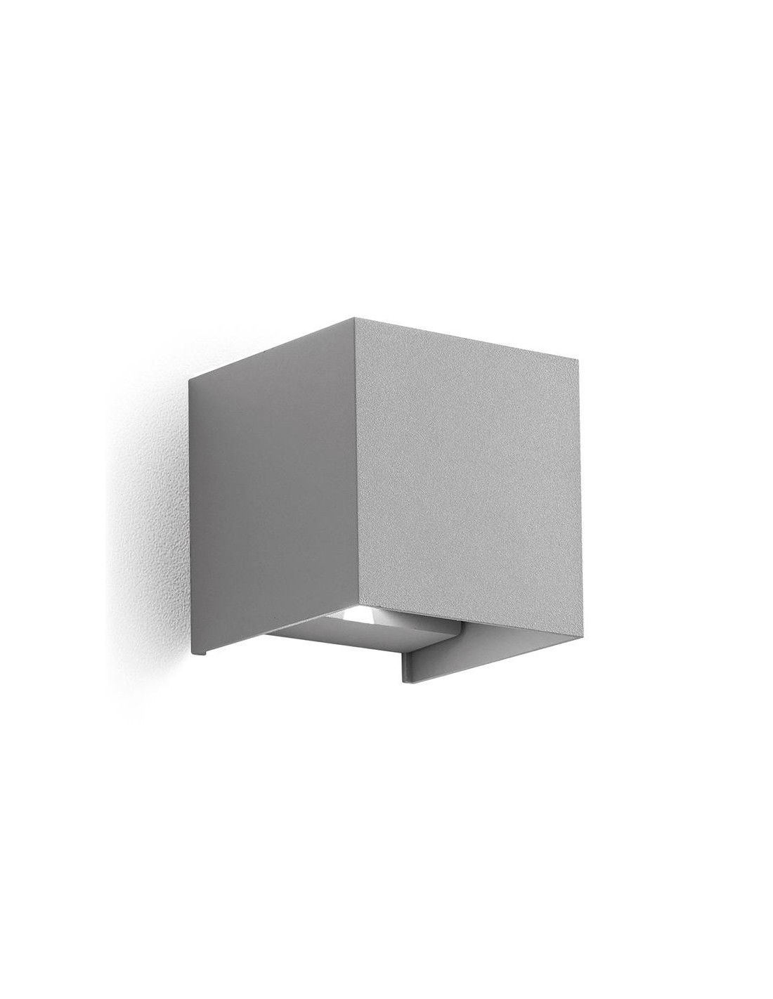 Gea Luce GES862C grigio alluminio lampada da parete per esterno