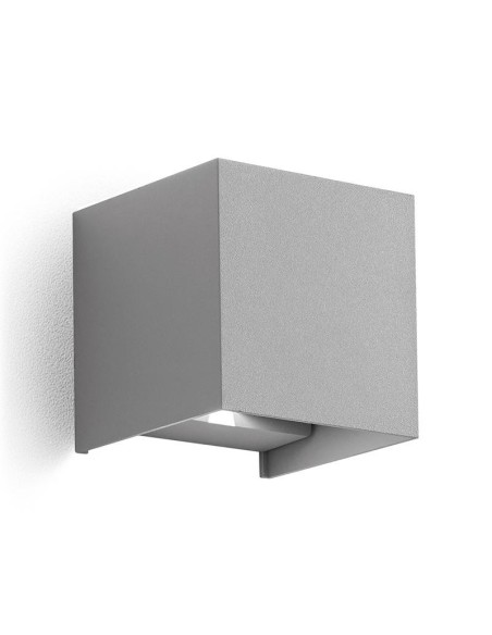 Gea Luce GES862N grigio alluminio applique da esterno