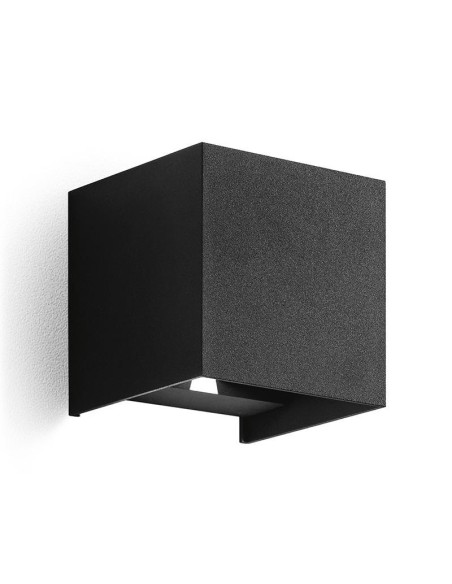 Gea Luce GES863C noir, applique murale d'extérieur
