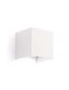 Gea Luce GES865C bianco lampada da parete per esterno