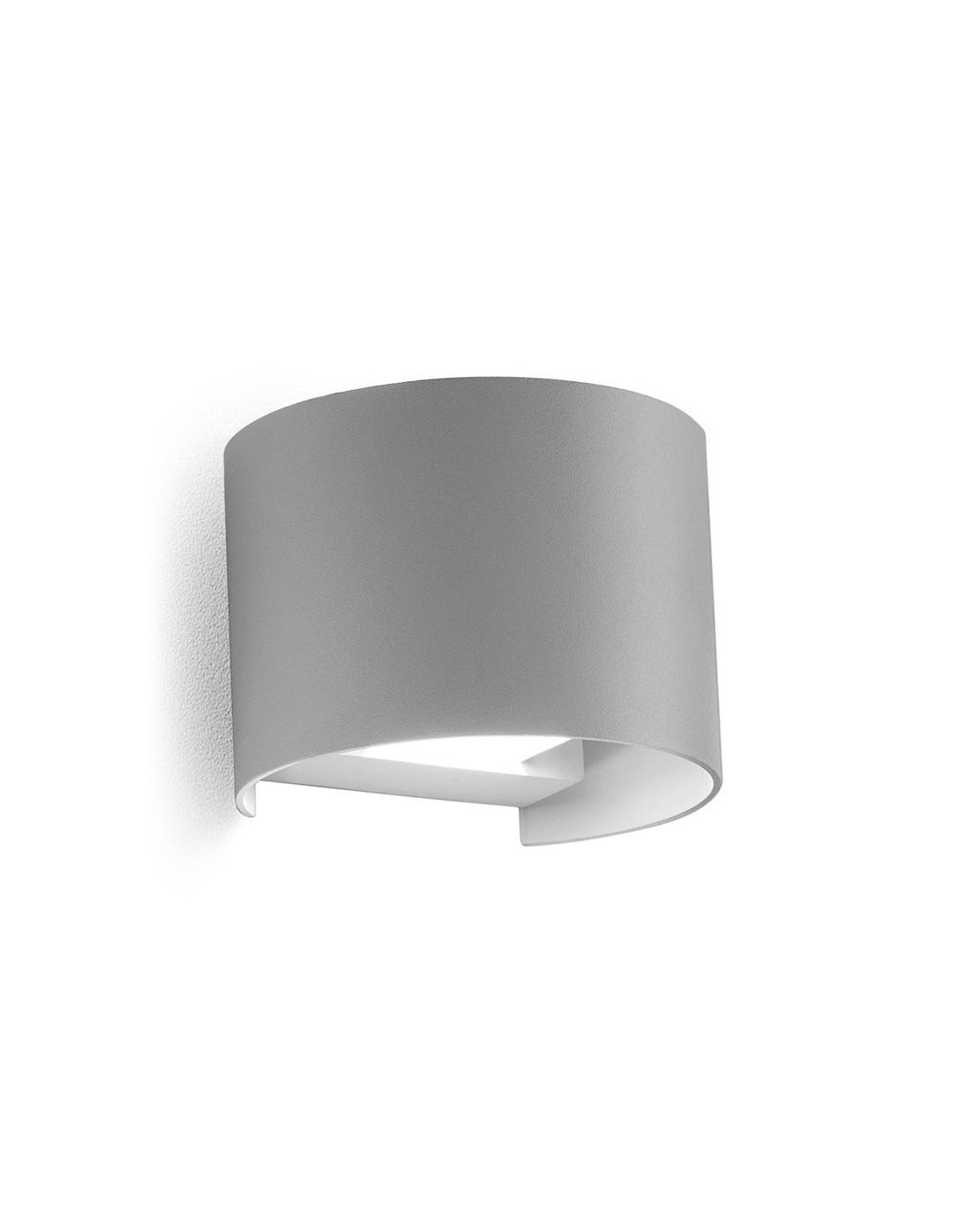 Gea Luce GES872C grigio alluminio lampada da parete per esterno