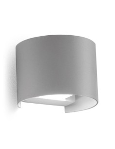Gea Luce GES872N grigio alluminio applique da esterno