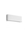 Gea Luce GES883C blanche, applique murale d'extérieur