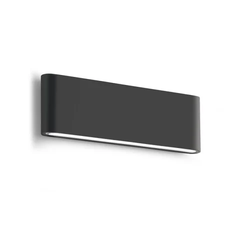 Gea Luce GES884C nero lampada da parete per esterno