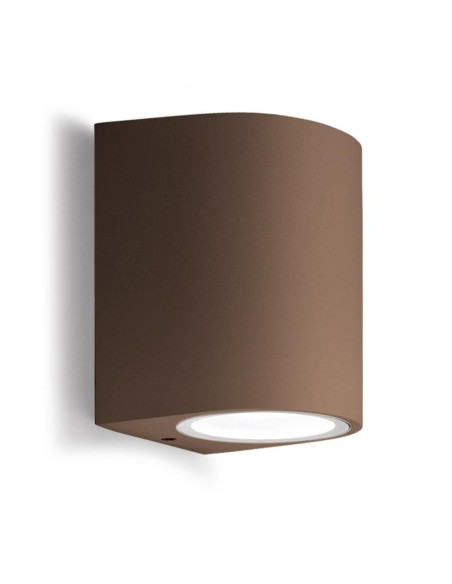 Gea Luce GES902, applique murale d'extérieur couleur rouille