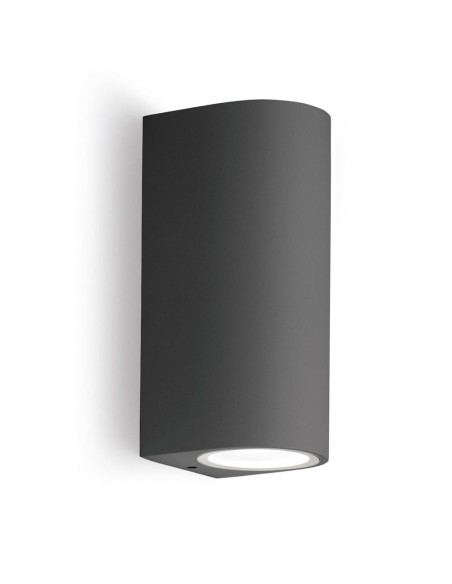 Gea Luce GES904 grigio antracite lampada da parete per esterno