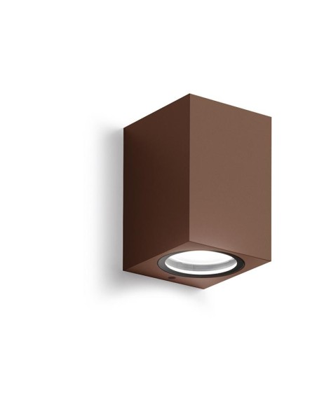 Gea Luce GES912, applique murale d'extérieur couleur rouille
