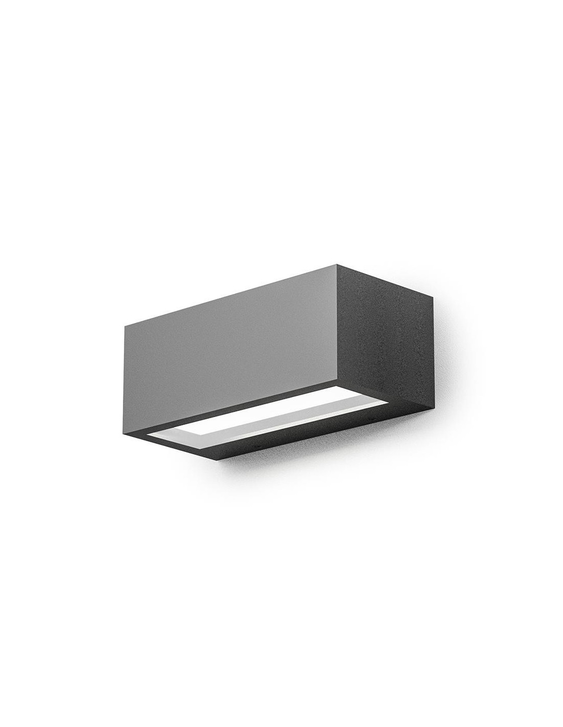 Gea Luce GES970C, applique murale d'extérieur gris anthracite