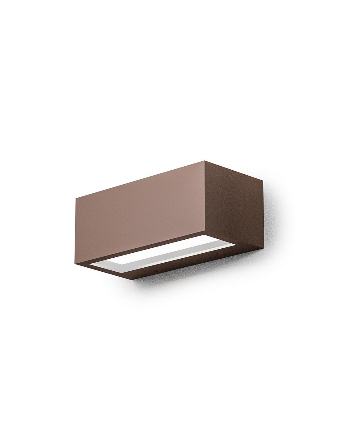 Gea Luce GES972C, applique murale d'extérieur couleur rouille