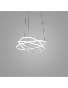 Gea Luce Atia S/P Blanc, lustre LED 3000 K, 6300 lm