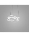 Gea Luce Atia S/P Blanc, lustre LED 3000 K, 6300 lm