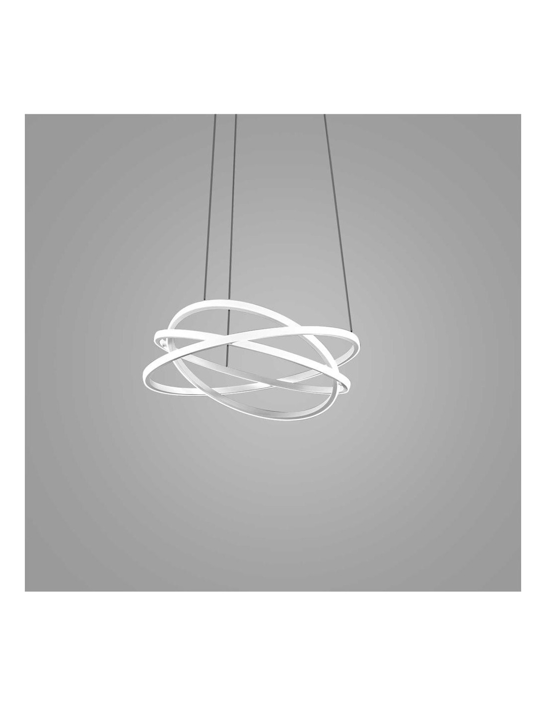 Gea Luce Atia S/P Blanc, lustre LED 3000 K, 6300 lm