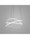 Gea Luce Atia S/M Blanc, lustre LED de plafond 3000 K, 7500 lm