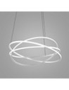 Gea Luce Atia S/G Blanc : lustre LED de plafond très lumineux