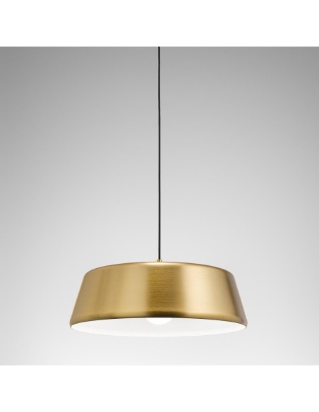 Gea Luce Blanca S/P Ottone lampada a sospensione