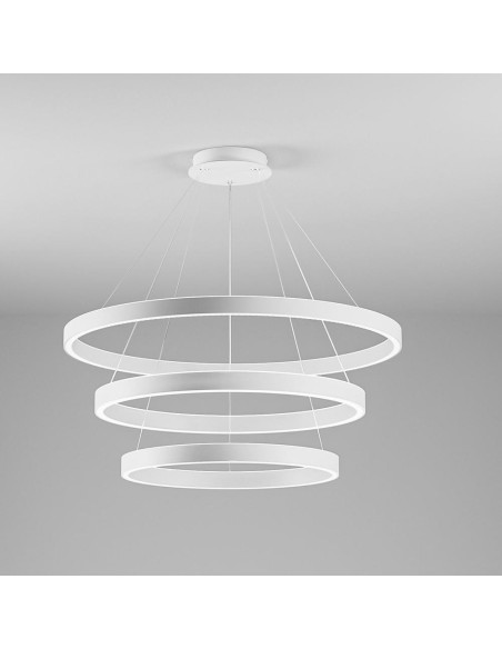 Gea Luce Criseide S/3 Bianco lampada a sospensione