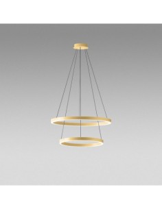 Gea Luce Criseide S/2P Or brossé, suspension