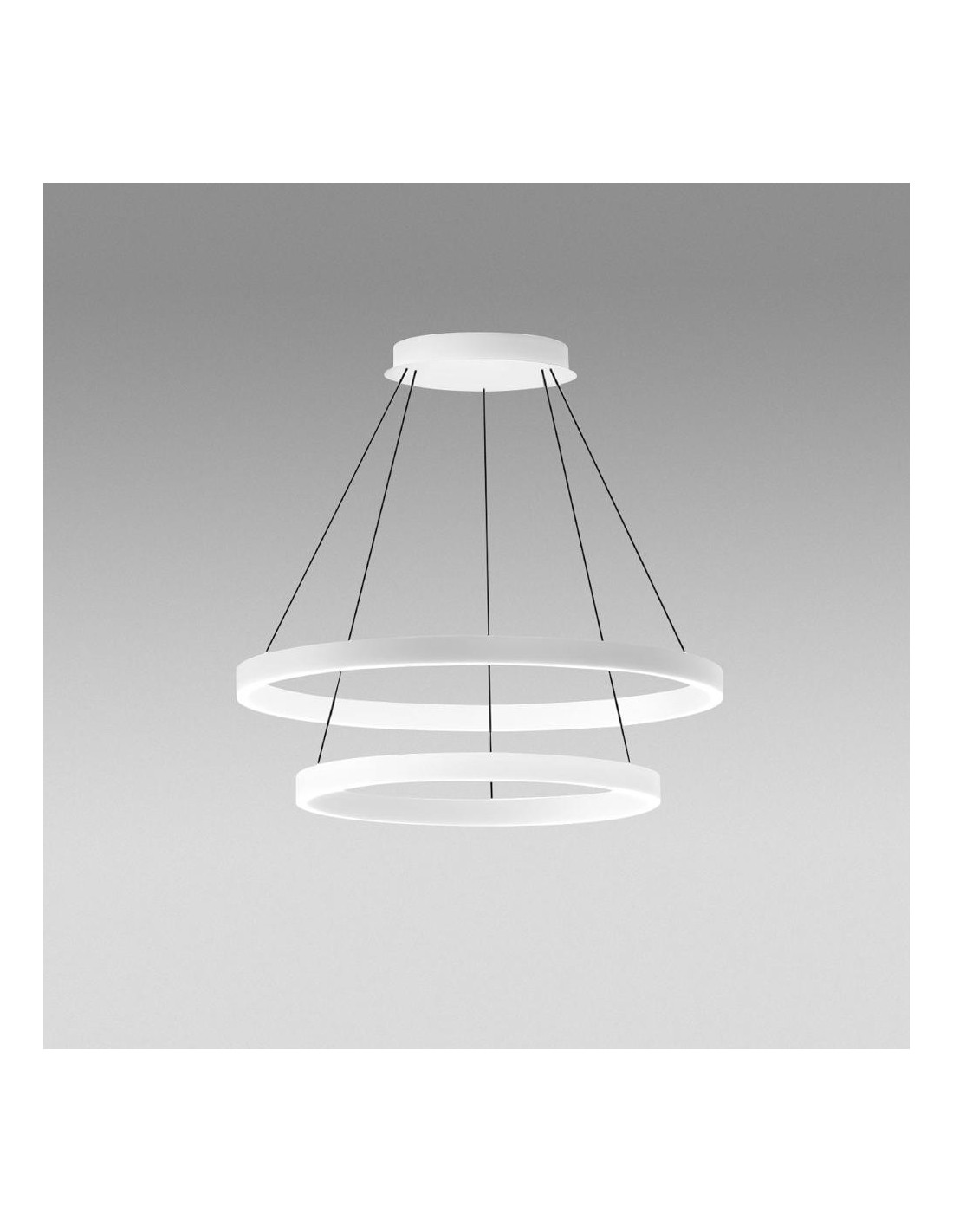 Gea Luce Criseide S/2G Bianco lampada a sospensione