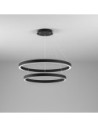 Gea Luce Criseide S/2G Nero lampada a sospensione