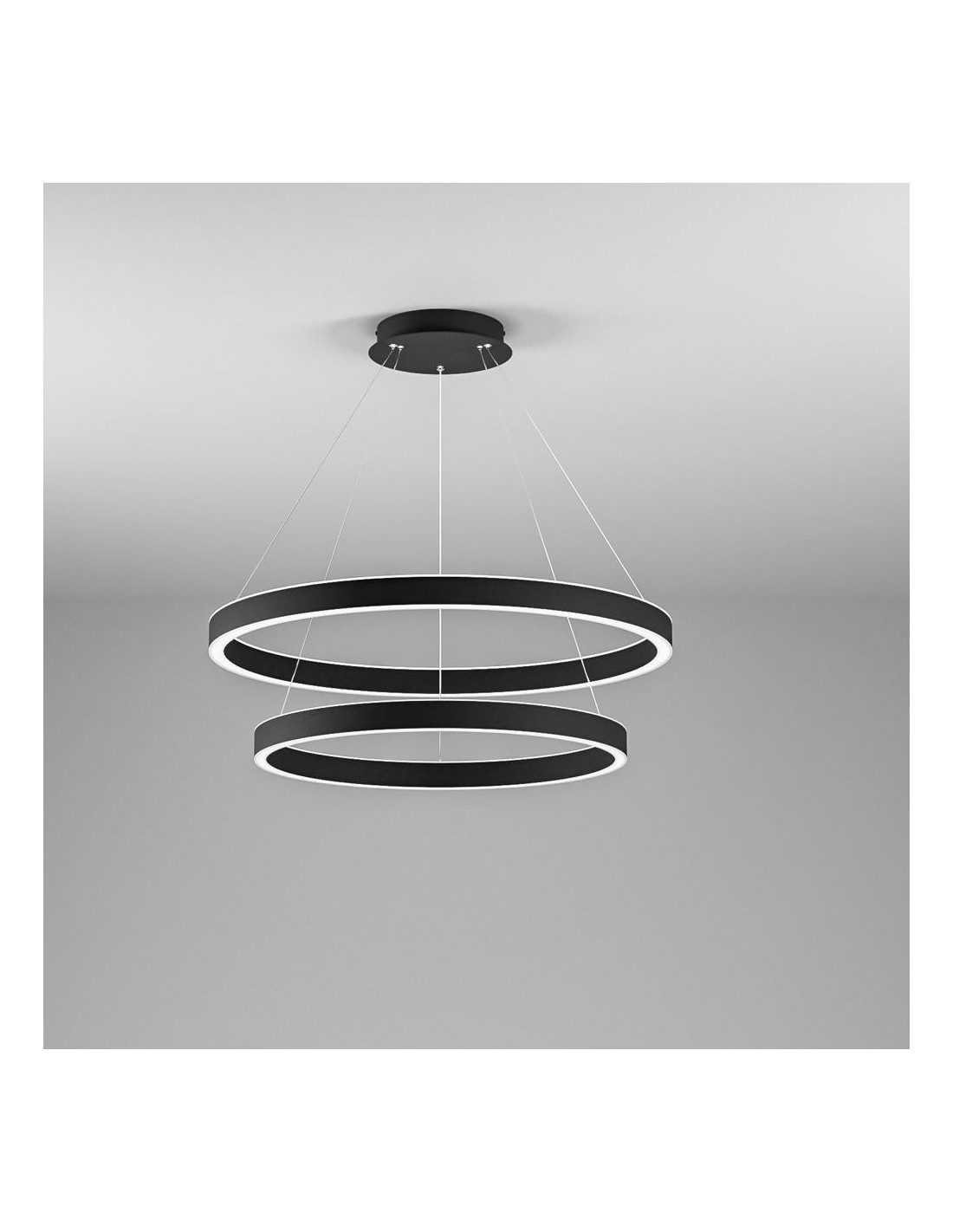 Gea Luce Criseide S/2G Nero lampada a sospensione