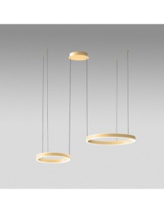 Gea Luce Criseide S/2D Or brossé, suspension
