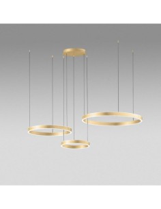 Gea Luce Criseide S/3D Or brossé, suspension