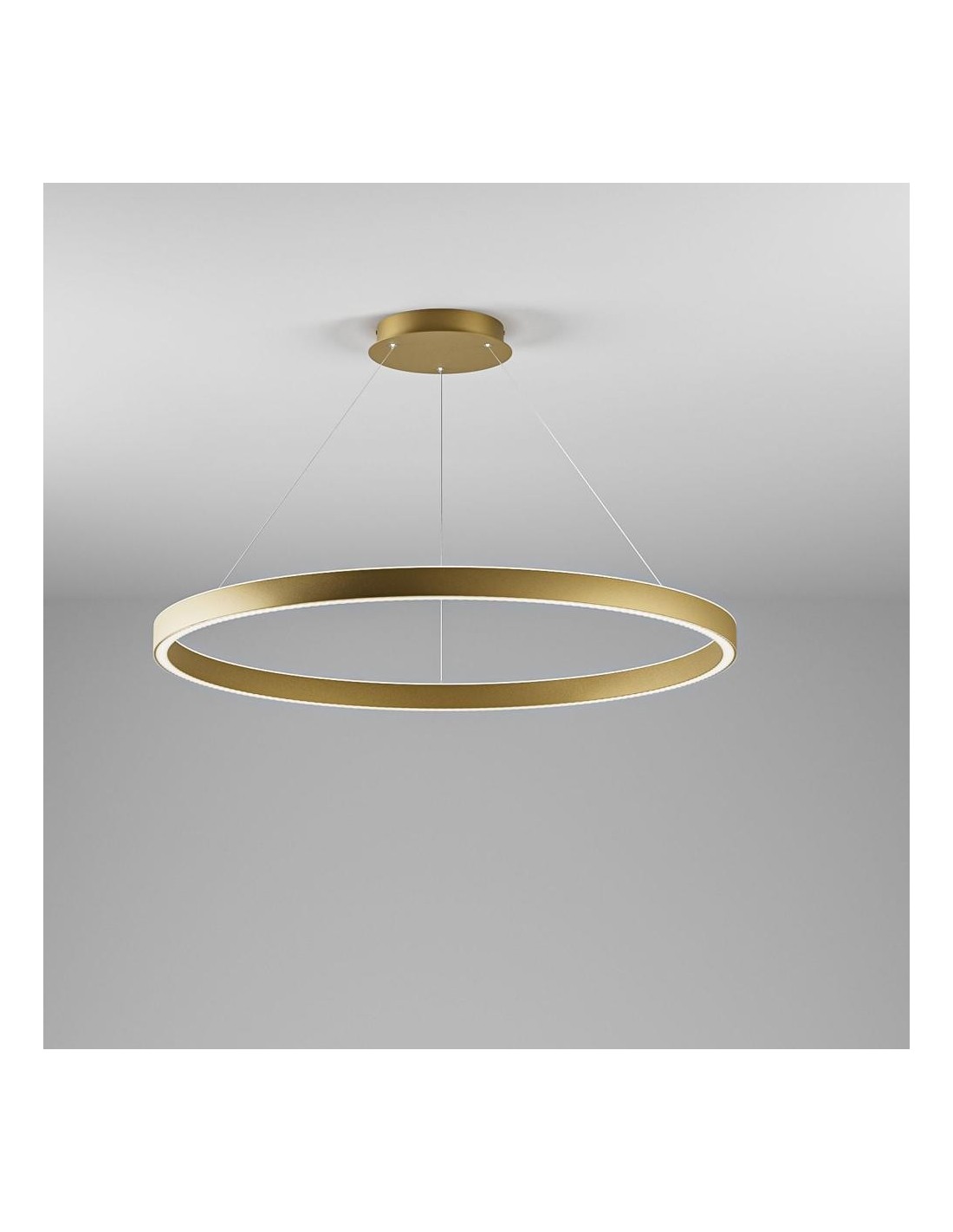 Gea Luce Criseide S/S Oro Spazzolato lampada a sospensione
