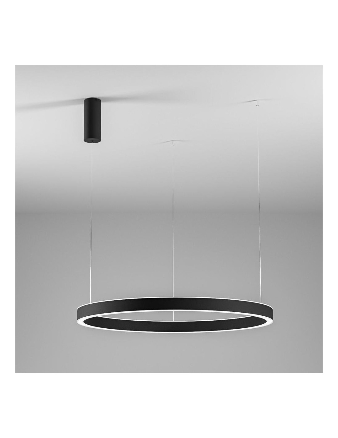 Gea Luce Criseide S/1G Nero lampada a sospensione