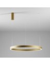 Gea Luce Criseide S/1G Oro Spazzolato lampada a sospensione