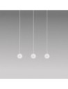 Gea Luce Guya S/3 Bianco lampada a sospensione