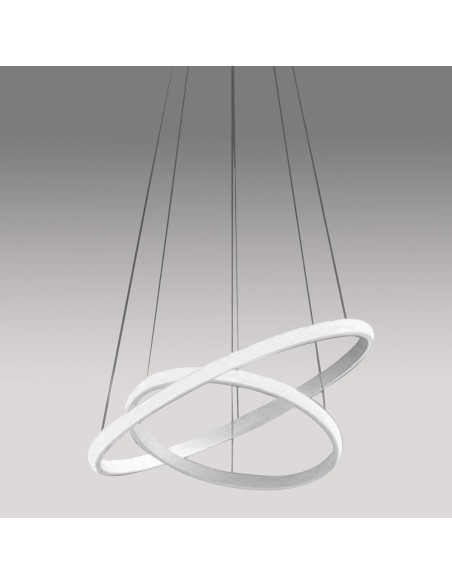 Gea Luce Iole S/2 Blanc : lustre suspendu LED pour cuisine, 2 000 lm, 3 000 K