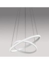 Gea Luce Iole S/2 Blanc : lustre suspendu LED pour cuisine, 2 000 lm, 3 000 K