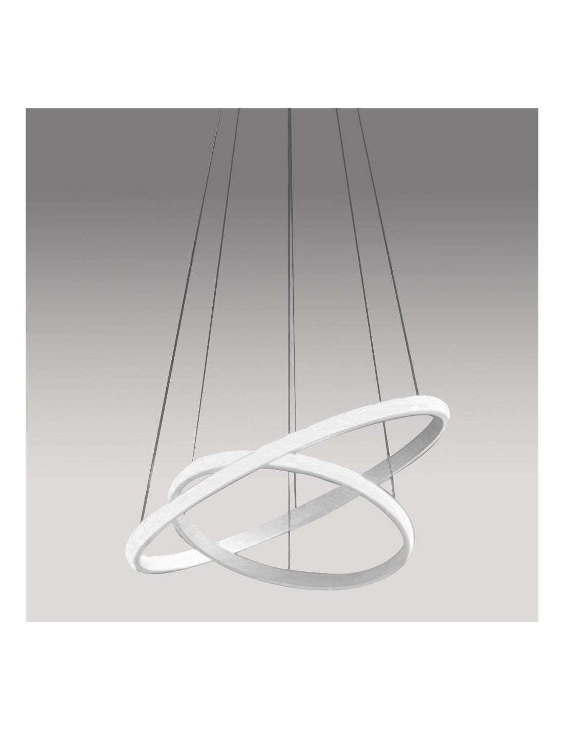 Gea Luce Iole S/2 Blanc : lustre suspendu LED pour cuisine, 2 000 lm, 3 000 K