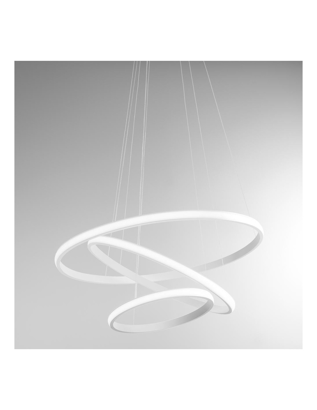 Gea Luce Iole S/3 Blanc : lustre de cuisine très lumineux, 3 000 lm