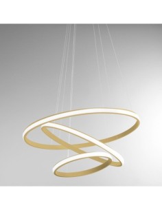 Gea Luce Iole S/3 Oro luce led cucina a sospensione