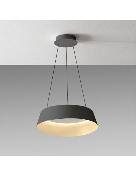 Gea Luce Juliette S Noir+Or, suspension