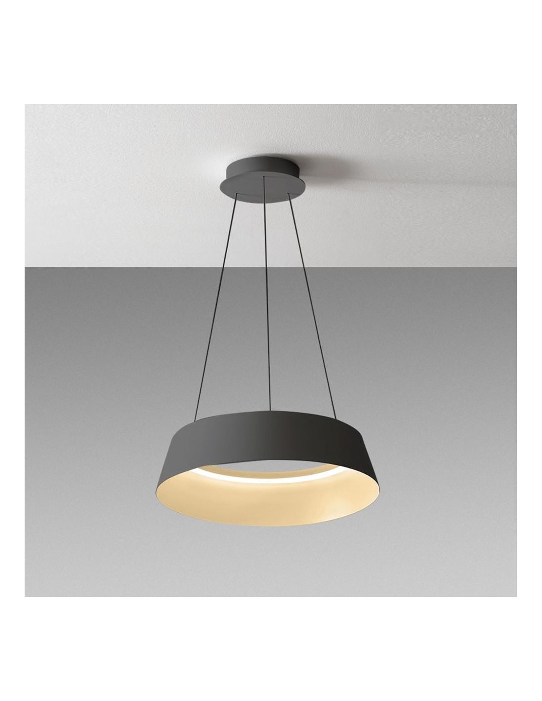 Gea Luce Juliette S Noir+Or, suspension