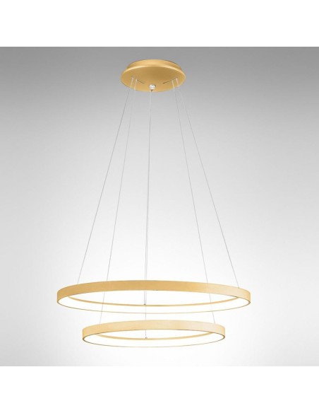 Gea Luce Krizia S/2 3000K Oro lampada a sospensione