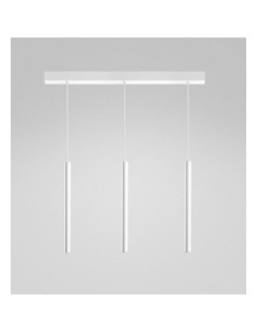 Gea Luce Thalassia S/3P Blanc : lustre à 3 suspensions pour cuisine