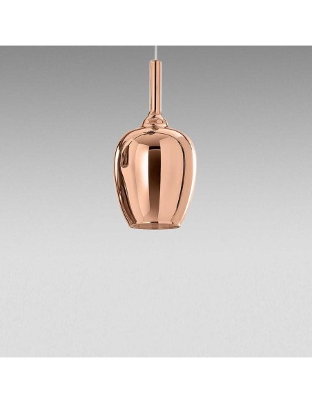 Gea Luce Ofelia S/10 Mini Cuivre miroir, suspension