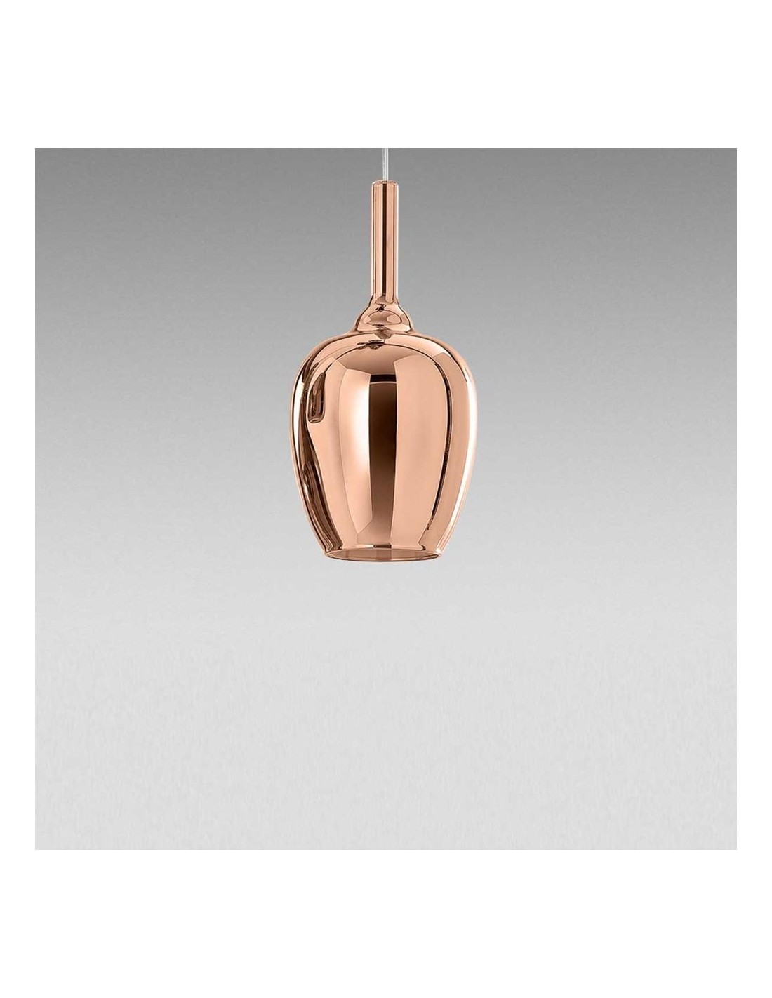 Gea Luce Ofelia S/10 Mini Cuivre miroir, suspension