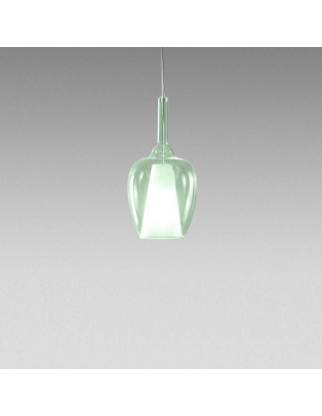 Gea Luce Ofelia S/10 Mini Verde-Trasp. lampada a sospensione