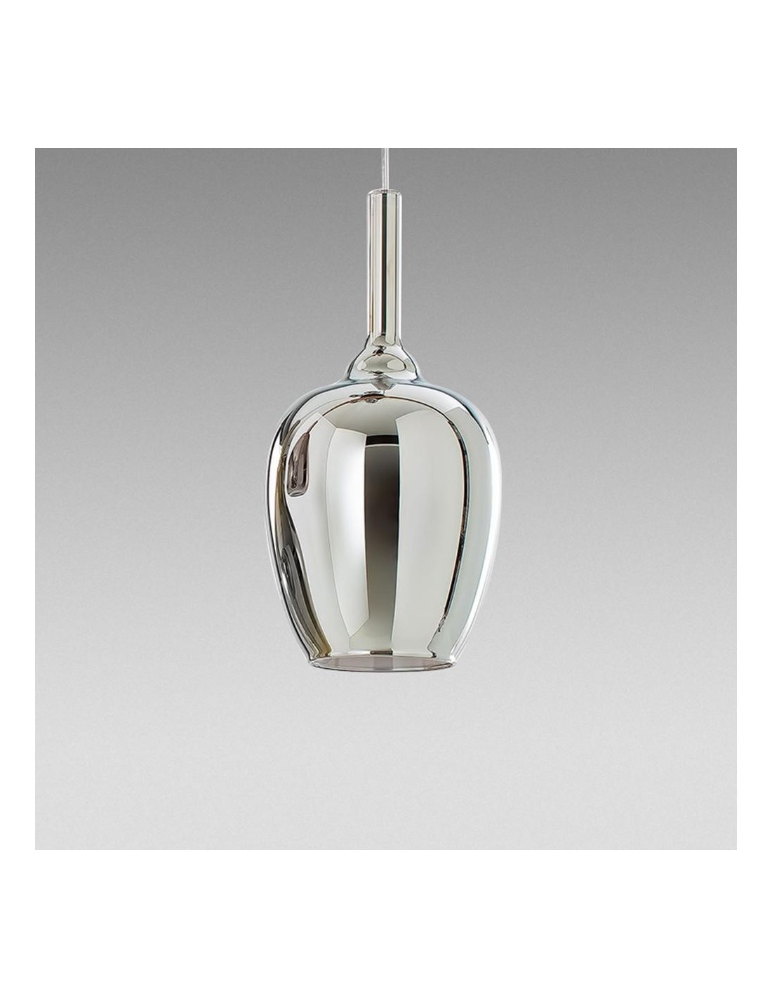 Gea Luce Ofelia S/10 Cromo Specchiato lampada a sospensione