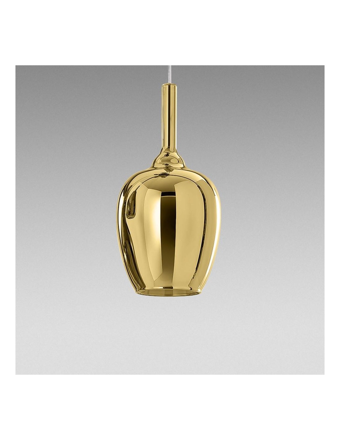 Gea Luce Ofelia S/10 Oro Specchiato lampada a sospensione