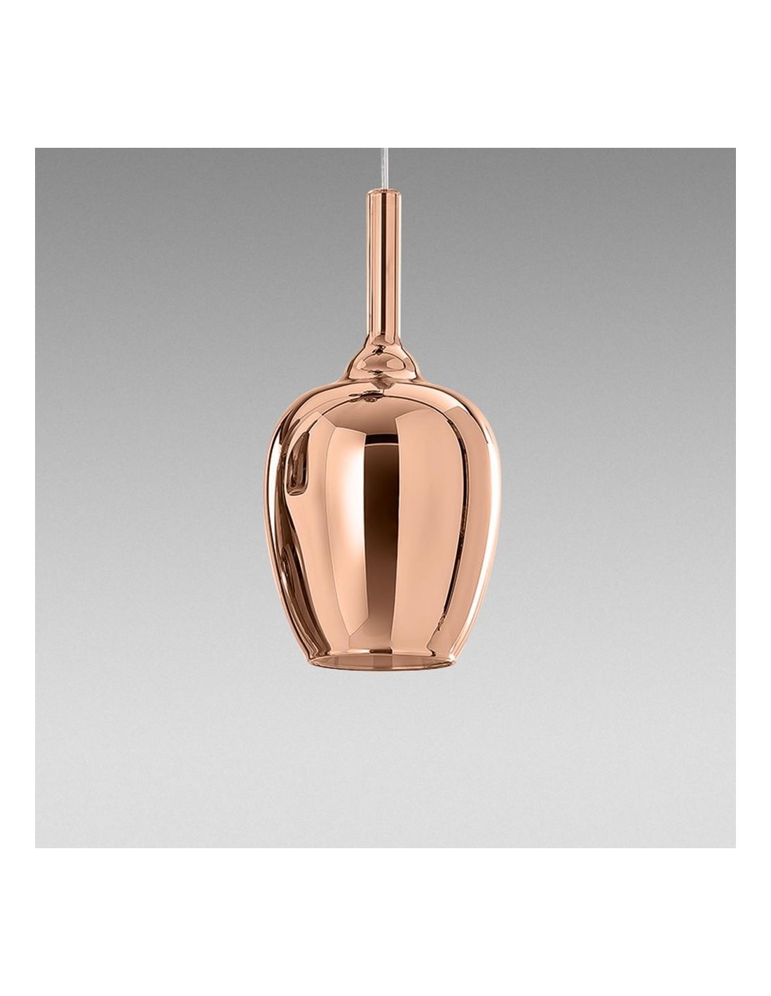 Gea Luce Ofelia S/10 Rame Specchiato lampada a sospensione