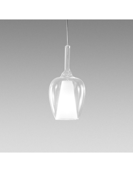 Gea Luce Ofelia S/10, suspension transparente