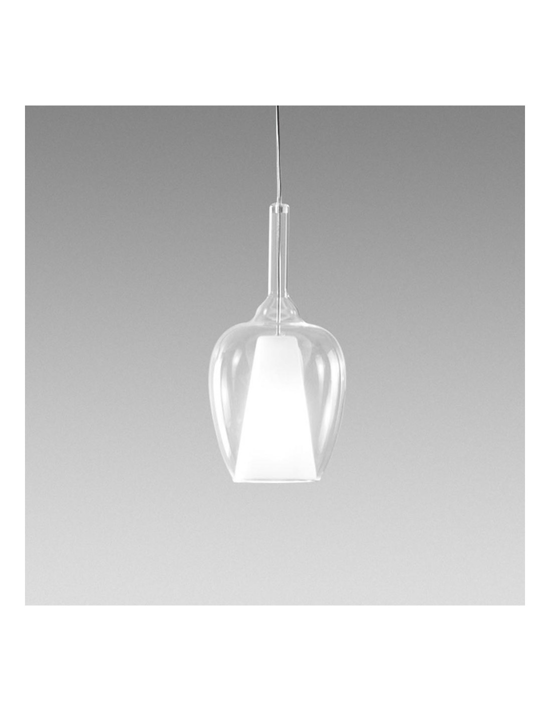 Gea Luce Ofelia S/10, suspension transparente