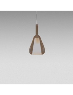 Gea Luce Ofelia S/11 Mini Ambra Fume Trasparente lampada a sospensione