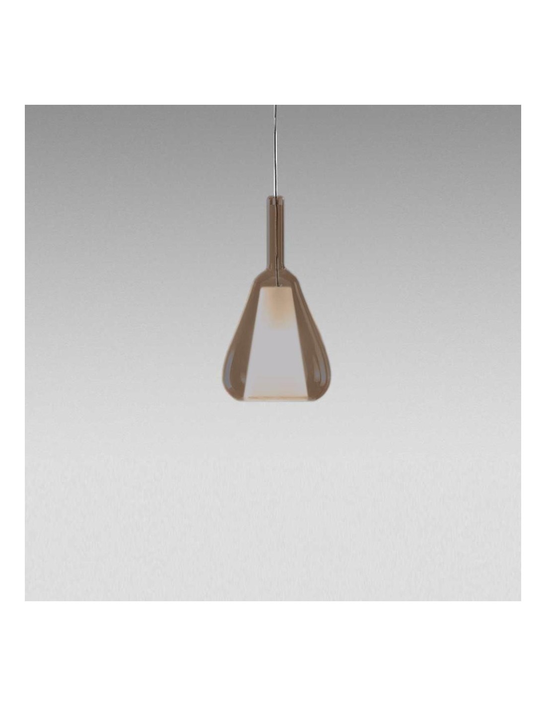 Gea Luce Ofelia S/11 Mini Ambre Fumé Transparent, suspension