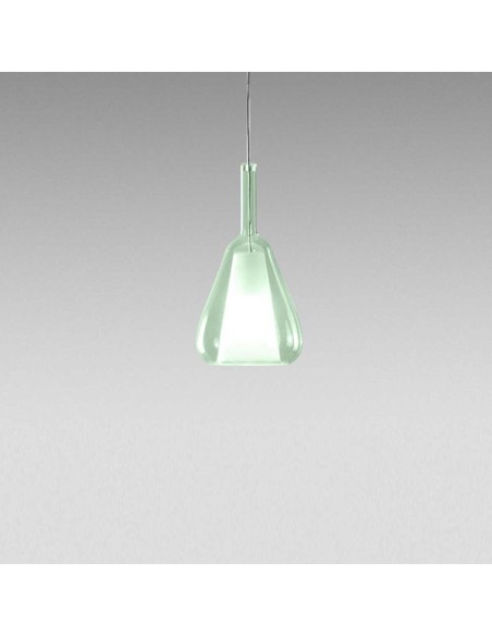 Gea Luce Ofelia S/11 Mini Verde-Trasp. lampada a sospensione